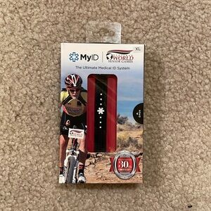 myID Sport Medical ID Silicone Bracelet for Diabetes Epilepsy Asthma and more